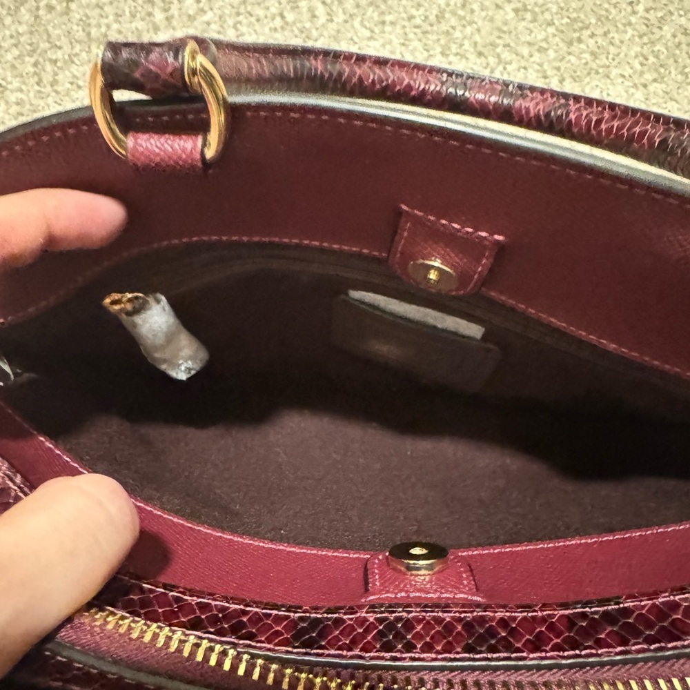 Coach Bag Maroon - Picture 4 of 13